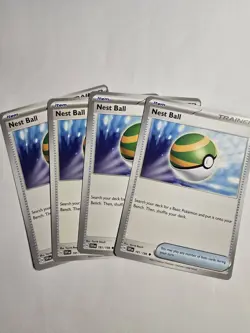 X4 Nest Ball 181/198 SV01: Scarlet & Violet Base Set Regular Playset Pokemon - Image 1