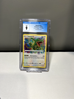 Pokemon Rayquaza Vivid Voltage 138/185 Holo Amazing Rare CGC 9 - Image 1