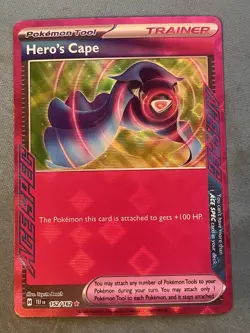 Hero's Cape 152/162 Ace Spec SV05-Temporal Forces - Pokemon TCG Near Mint/LP+ - Image 2