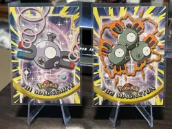 Topps Pokemon Magnemite #81 & Magneton #82 Both Blue Label - Image 2