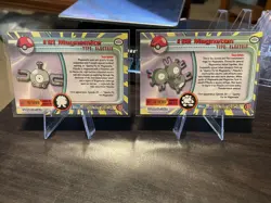 Topps Pokemon Magnemite #81 & Magneton #82 Both Blue Label - Image 3