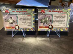 Topps Pokemon Magnemite #81 & Magneton #82 Both Blue Label - Image 4
