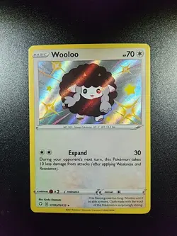 Wooloo SV103/SV122 Shining Fates Baby Shiny Holo Rare Pokemon NM - Image 1