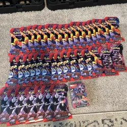 Pokemon TCG: Destined Rivals DRI - Sleeved Booster Pack Lot of 44 - Image 1