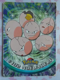 NOEUNOEUF #102 - TOPPS TV ANIMATION EDITION 1999 - CARTE POKEMON - BON ETAT - Image 1