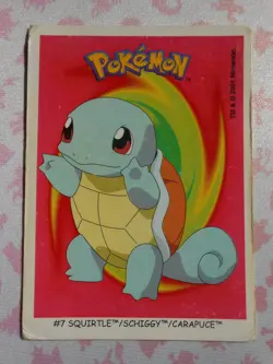 CARAPUCE / SQUIRTLE #07 - DUNKIN BOOMER 2001 - CARTE POKEMON - TRES BON ETAT - Image 1