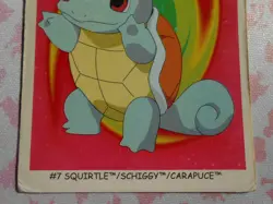 CARAPUCE / SQUIRTLE #07 - DUNKIN BOOMER 2001 - CARTE POKEMON - TRES BON ETAT - Image 3