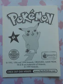 KADABRA #64 - MERLIN COLLECTION 1999 POKEMON - TRES BON ETAT - Image 4