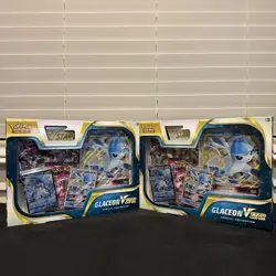 2x Pokemon TCG: Pokemon Center Glaceon V Star Special Collection Boxes - Image 1