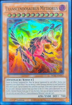 1x Transcendosaurus Meteorus (SR) - Wild Survivors (WISU) NM 1st Ed - Yu-Gi-Oh! - Image 1