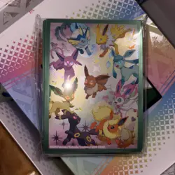 Pokemon Prismatic Evolutions Super-Premium Collection Card Sleeves. Fast ship ✅ - Image 1