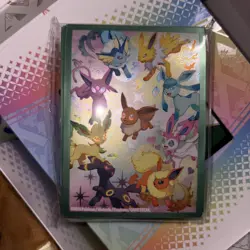 Pokemon Prismatic Evolutions Super-Premium Collection Card Sleeves. Fast ship ✅ - Image 2