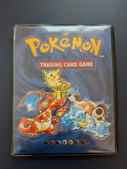 Pokemon Card WOTC 1999 Original Blue 4-Pocket Binder CS3 Collectors Album TCG - Image 1