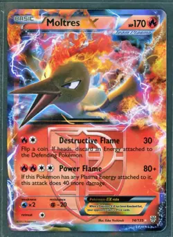 Pokemon Cards - Moltres EX 14/135 - Plasma Storm - eBay Live 10th Oct 8pm - Image 1