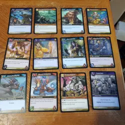 World Of Warcraft WOW 12 Different Cards Lot Heroes Of Azeroth CCG TCG NM - Image 1