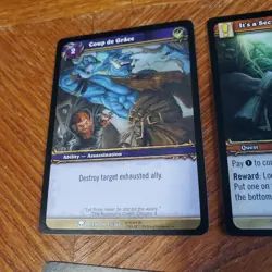 World Of Warcraft WOW 12 Different Cards Lot Heroes Of Azeroth CCG TCG NM - Image 2
