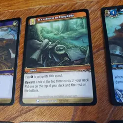 World Of Warcraft WOW 12 Different Cards Lot Heroes Of Azeroth CCG TCG NM - Image 3