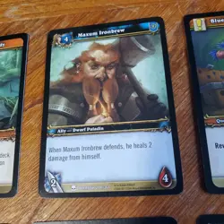 World Of Warcraft WOW 12 Different Cards Lot Heroes Of Azeroth CCG TCG NM - Image 4