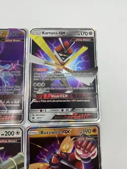 Pokemon Ultra Beasts, Kartana GX, Naganadel GX, Buzzwole GX, Pokemon Cards - Image 3