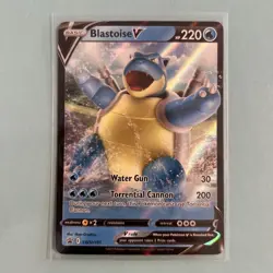 2021 Pokemon Blastoise V SWSH101 Promo Card Near Mint Condition Collectable - Image 1