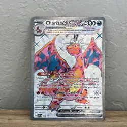 Charizard ex #056 SV Black Star Promo Pokemon Card Illustration Rare Holo NM TCG - Image 1