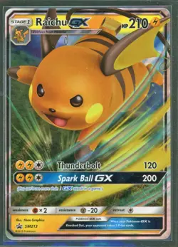 Pokemon Cards - Raichu GX SM213 - Promo - eBay Live 10th Oct 8pm - Image 1