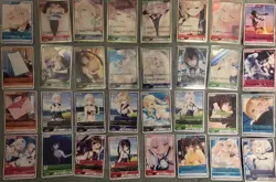 Divine Cross Study Steady 2 Complete Set Of UR SR R N Cards Total 32 Waifu Cards - Image 1