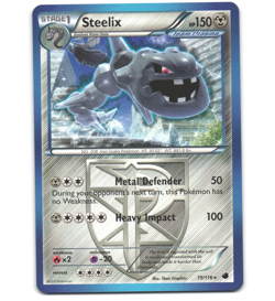 Pokemon 2013 Near Mint NM Steelix 79/116 Plasma Freeze Rare Card - Image 1