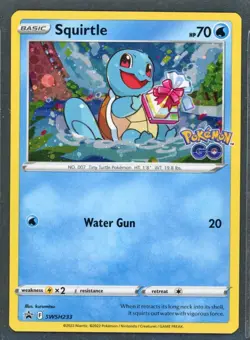 Pokemon Cards - Squirtle SWSH233 Go - Promo - eBay Live 10th Oct 8pm - Image 1