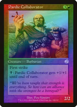 Pardic Collaborator FOIL Torment NM Red Uncommon MAGIC GATHERING CARD ABUGames - Image 1