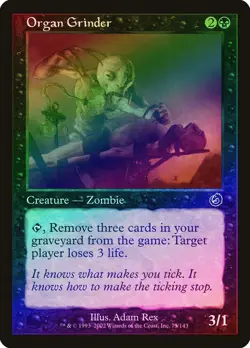 Organ Grinder FOIL Torment NM Black Common MAGIC THE GATHERING CARD ABUGames - Image 1