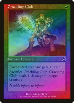 Crackling Club FOIL Torment NM Red Common MAGIC THE GATHERING CARD ABUGames - Image 1