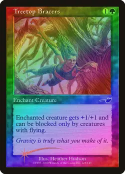 Treetop Bracers FOIL Nemesis NM Green Common MAGIC THE GATHERING CARD ABUGames - Image 1