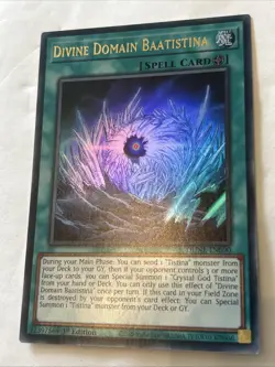 Divine Domain Baatistina DUNE-EN090 1st Edition Yugioh Card - Image 5