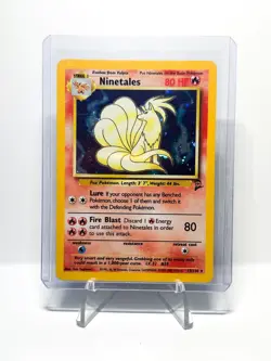 Ninetales 13/130 Pokemon Card TCG Base Set 2 Holo MP - Image 1