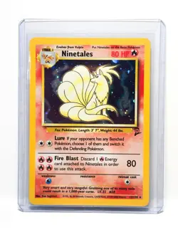 Ninetales 13/130 Pokemon Card TCG Base Set 2 Holo MP - Image 2