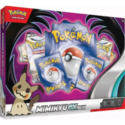 Pokemon TCG Mimikyu EX Showcase Box Promo Card 3 Booster Pack - New - Image 1