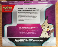 Pokemon TCG Mimikyu EX Showcase Box Promo Card 3 Booster Pack - New - Image 3