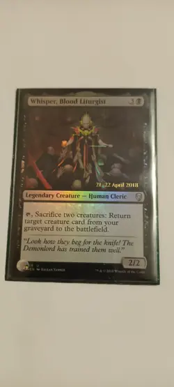 Complete 100 card commander deck Whisper, blood liturgist, 45 rares - Image 1
