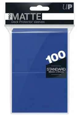 100 x Ultra PRO Pro Matte Deck Protector Sleeves Standard Card Size BUE 100ct - Image 2