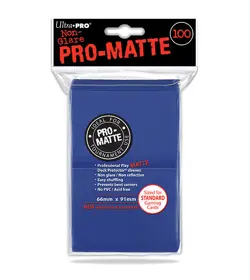 100 x Ultra PRO Pro Matte Deck Protector Sleeves Standard Card Size BUE 100ct - Image 3