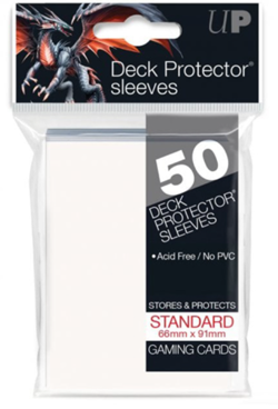 Ultra Pro Deck Protector Sleeves White Pokemon MTG Trading Cards 50 Pack NEW - Image 2