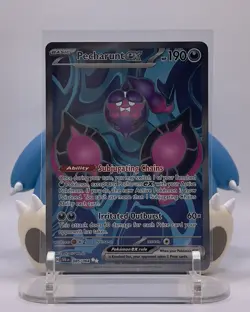 Pokemon SV Shrouded Fable Pecharunt ex 85 Ultra Rare Full Art card NM 085/064 - Image 1