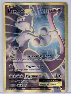 Mewtwo Ex 103/108 Full Art Ultra Rare Holo 2016 XY Evolutions Pokemon Card - Image 1