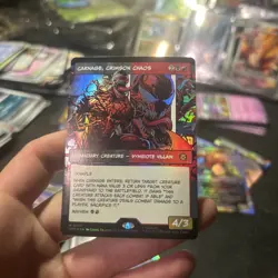 Carnage, Crimson Chaos Borderless FOIL MTG SPM Nm - Image 1