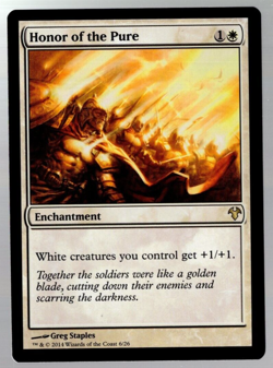 Honor of the Pure 6/26 Non Foil Rare Modern Event Deck MTG Near Mint - Image 1