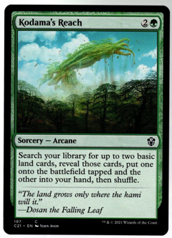 Kodama's Reach 197 Non Foil Common Commander 2021 MTG Near Mint - Image 1