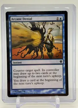 Arcane Denial [Commander 2013] Magic MTG w/TRACKING - Image 1