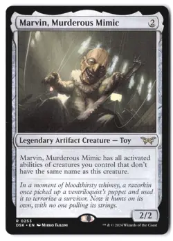 Marvin, Murderous Mimic #253 Duskmourn: House of Horror NM - Image 1