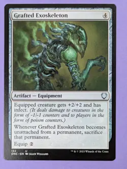 MTG Magic The Gathering: Phyrexia: Grafted Exoskeleton #132 Uncommon - NM - Image 1